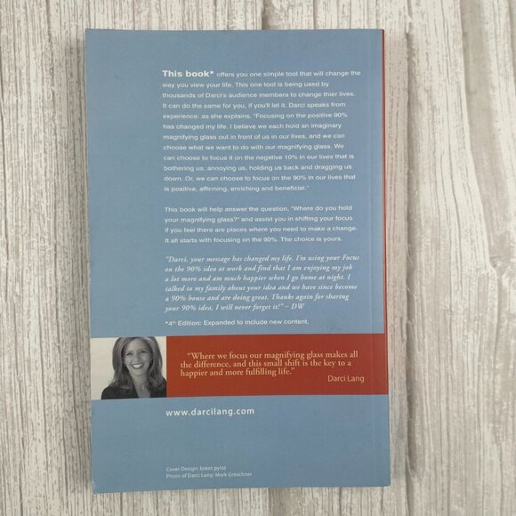 📚 3/$25 Focus on the 90% by Darci Lang | Paperback - Picture 2 of 5
